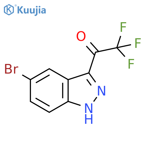 5-BroMo-3-trifluoroacetyl-1H-indazole structure