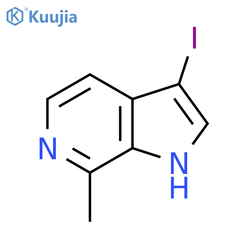 3-Iodo-7-methyl-6-azaindole structure
