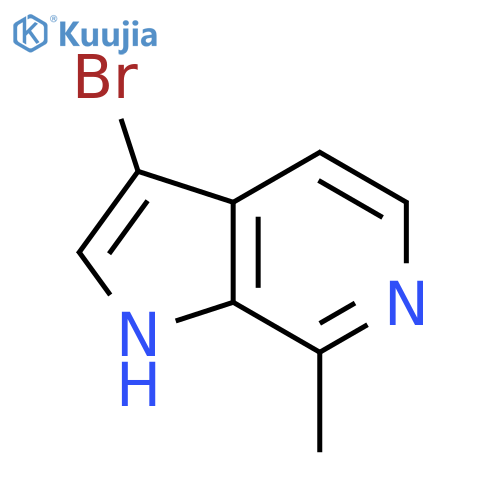 3-Bromo-7-methyl-1H-pyrrolo[2,3-c]pyridine structure