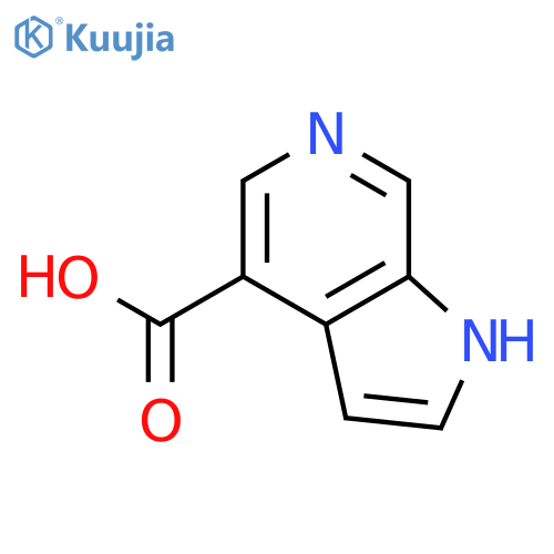 1H-Pyrrolo[2,3-c]pyridine-4-carboxylic acid structure