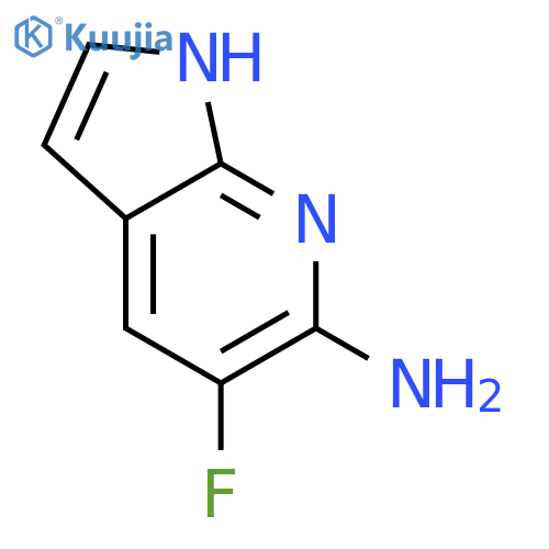 5-Fluoro-1H-pyrrolo[2,3-b]pyridin-6-amine structure
