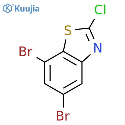 5,7-Dibromo-2-chlorobenzodthiazole structure