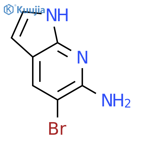 5-Bromo-1H-pyrrolo[2,3-b]pyridin-6-amine structure