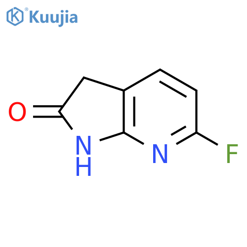 6-fluoro-1H,2H,3H-pyrrolo[2,3-b]pyridin-2-one structure