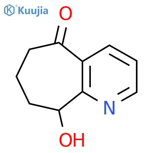 (9S)-6,7,8,9-Tetrahydro-9-hydroxy-5H-cycloheptabpyridin-5-one structure