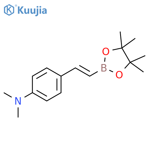 N,N-dimethyl-4-[(E)-2-(tetramethyl-1,3,2-dioxaborolan-2-yl)ethenyl]aniline, E structure