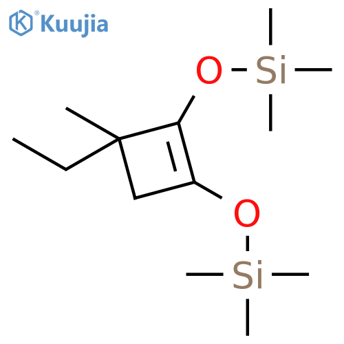 Silane, [(3-ethyl-3-methyl-1-cyclobutene-1,2-diyl)bis(oxy)]bis[trimethyl- structure
