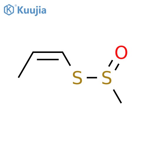 Methyl 1-propenyl disulfide; (Z)-form, 5-Oxide structure
