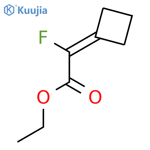 ethyl 2-cyclobutylidene-2-fluoroacetate structure