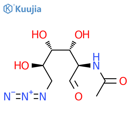 2-(Acetylamino)-6-azido-2,6-dideoxy-D-galactose structure
