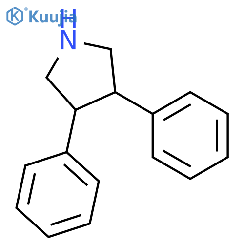 (3S,4S)-3,4-diphenylpyrrolidine structure