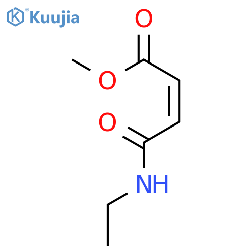 2-Butenoic acid,4-(ethylamino)-4-oxo-, methyl ester, (2Z)- structure