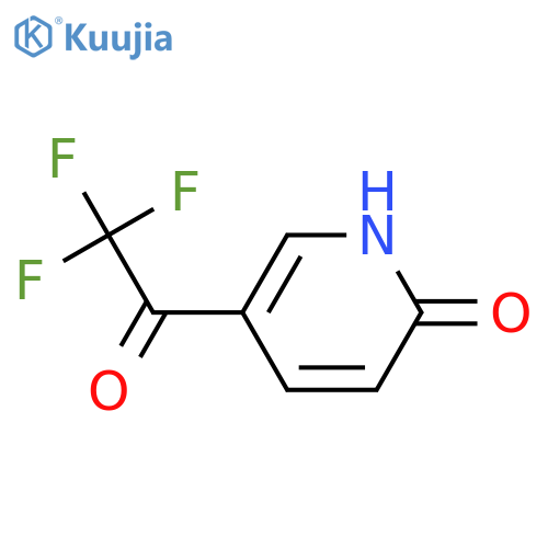2(1H)-Pyridinone, 5-(2,2,2-trifluoroacetyl)- structure