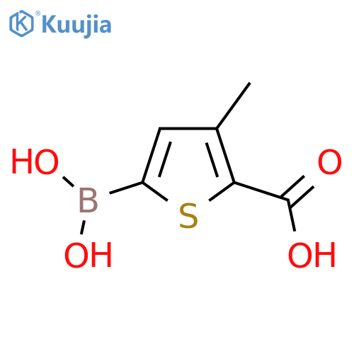 5-Borono-3-methylthiophene-2-carboxylic acid structure