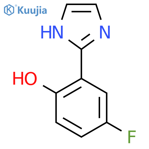 4-Fluoro-2-(1H-imidazol-2-YL)phenol structure