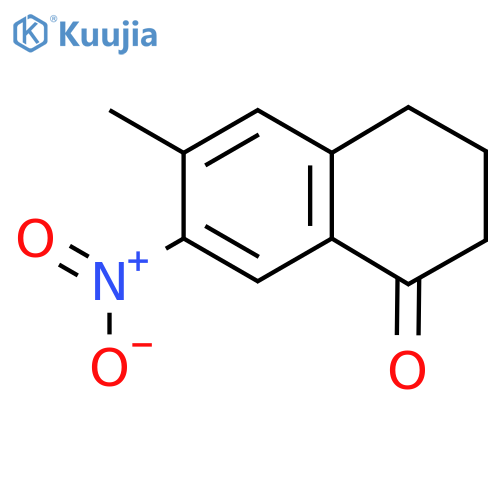 6-Methyl-7-nitro-3,4-dihydronaphthalen-1(2H)-one structure