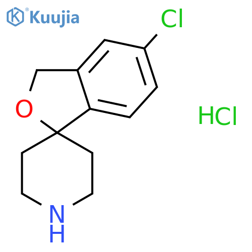 5-Chloro-3H-spiro[isobenzofuran-1,4'-piperidine] hydrochloride structure