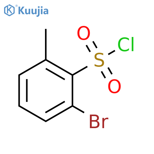 2-broMo-6-Methylbenzene-1-sulfonyl chloride structure