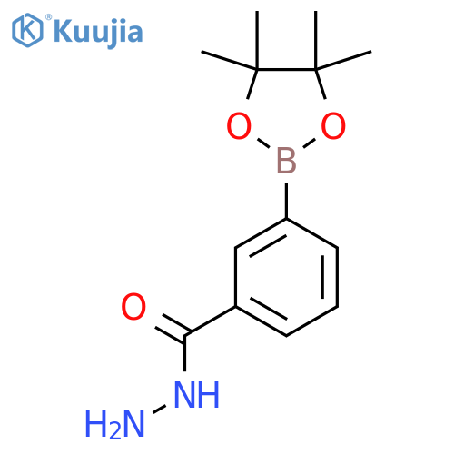 3-(4,4,5,5-Tetramethyl-1,3,2-dioxaborolan-2-yl)benzohydrazide structure