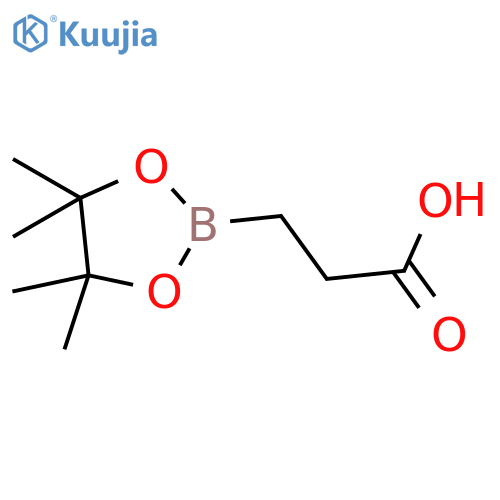 2-Carboxyethylboronic Acid, Pinacol Ester structure