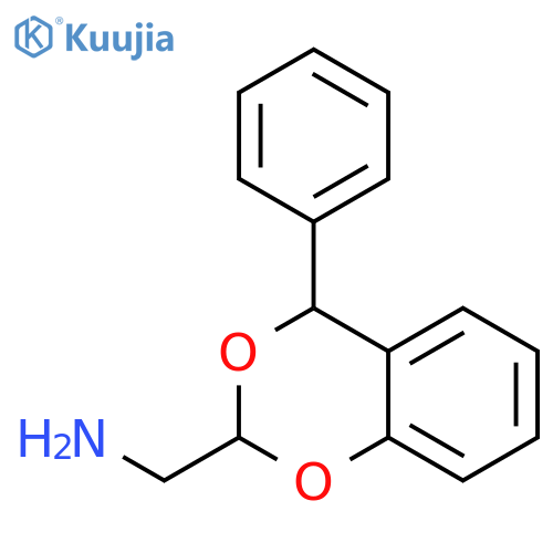 4H-1,3-Benzodioxin-2-methanamine, 4-phenyl- structure