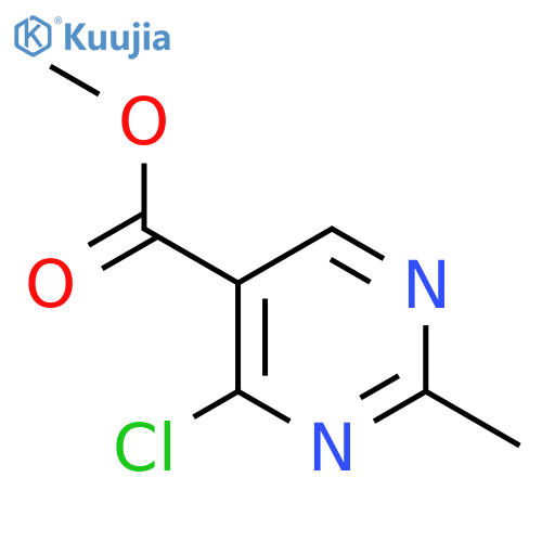 methyl 4-chloro-2-methyl-pyrimidine-5-carboxylate structure