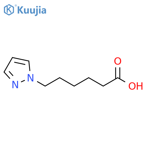 6-(1H-pyrazol-1-yl)hexanoic acid structure