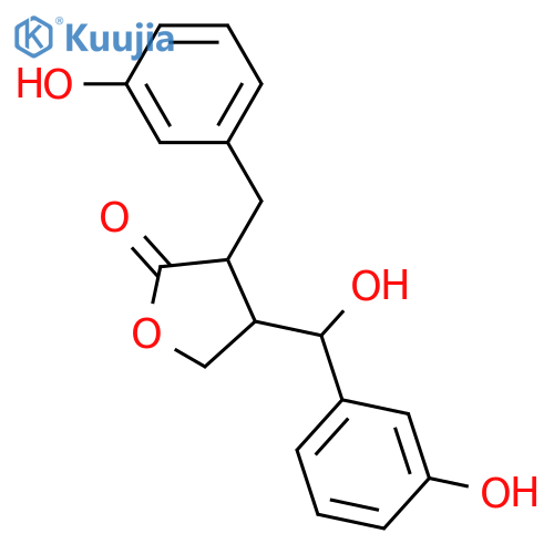 3,3',7'-Trihydroxy-8,8'-lignan-9,9'-olide; (7'R,8R,8'R)-form structure