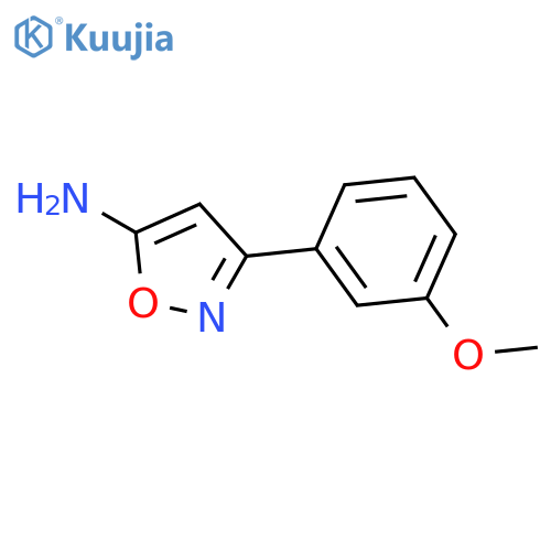 5-Amino-3-(3-methoxyphenyl)isoxazole structure