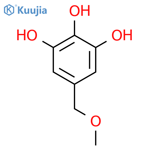 1,2,3-Benzenetriol, 5-(methoxymethyl)- structure