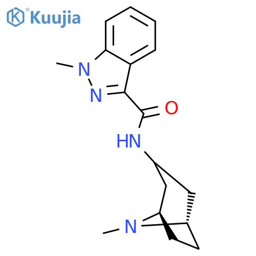1H-Indazole-3-carboxamide,1-methyl-N-(8-methyl-8-azabicyclo[3.2.1]oct-3-yl)- structure