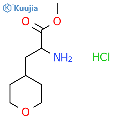 Methyl 2-Amino-3-(tetrahydro-2H-pyran-4-yl)propanoate Hydrochloride structure