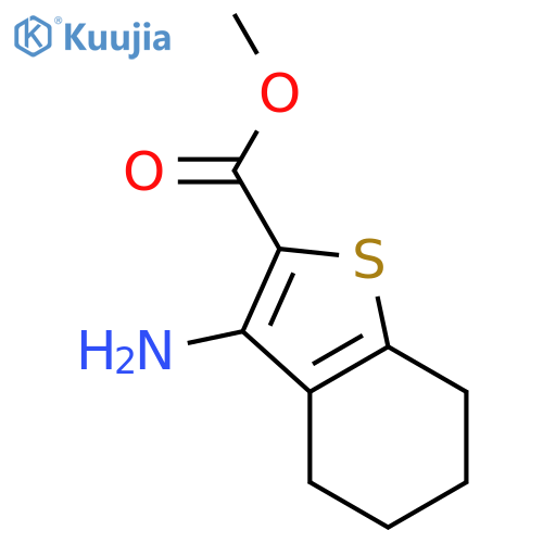 Methyl 3-Amino-4,5,6,7-Tetrahydro-1-Benzothiophene-2-Carboxylate structure