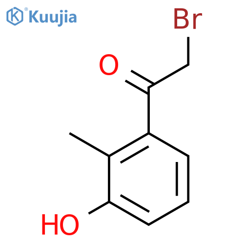 2-Bromo-2'-methyl-3'-hydroxyacetophenone structure