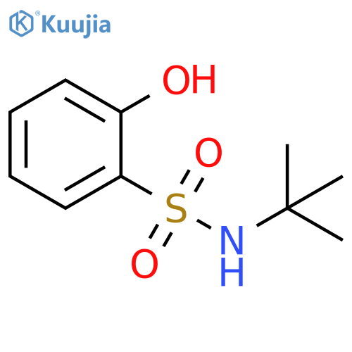 N-tert-Butyl-2-hydroxybenzene-1-sulfonamide structure