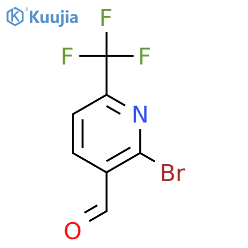 2-Bromo-6-(trifluoromethyl)nicotinaldehyde structure