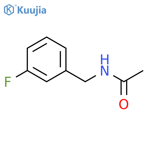 AcetaMide, N-[(3-fluorophenyl)Methyl]- structure