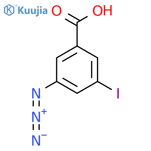 3-Azido-5-iodobenzoic acid structure