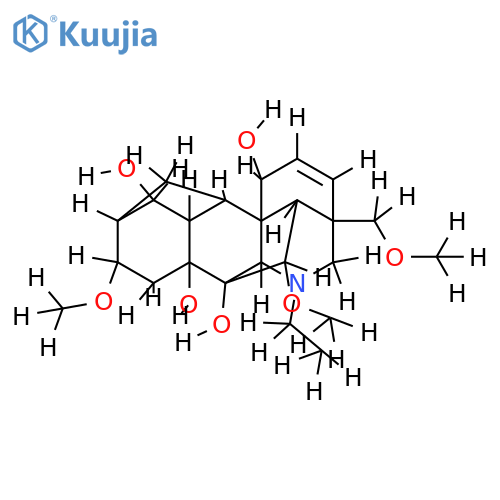 2,3-dehydrodelcosine structure