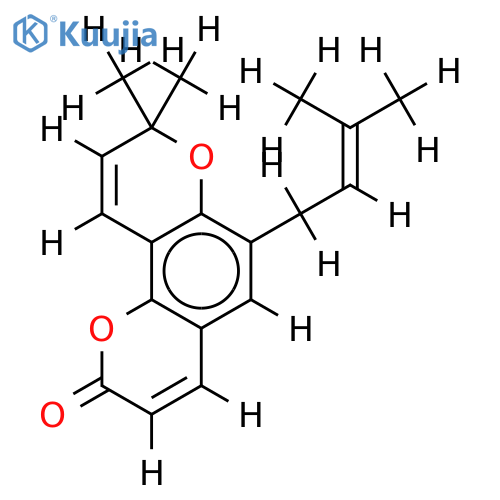 6-(3,3-dimethylallyl)seselin structure