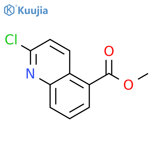 methyl 2-chloroquinoline-5-carboxylate structure