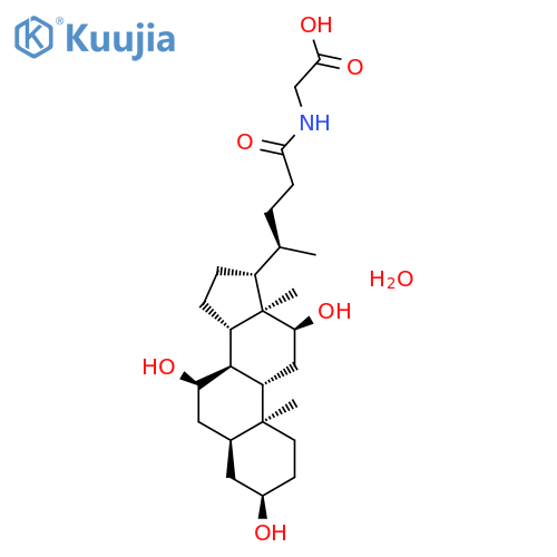 Glycocholic acid hydrate structure