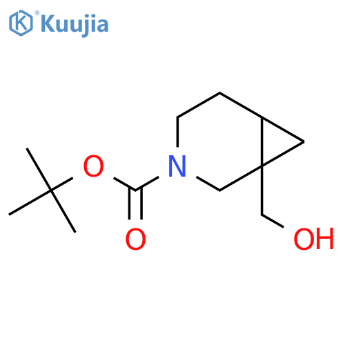Tert-Butyl 1-(hydroxymethyl)-3-azabicyclo[4.1.0]heptane-3-carboxylate structure