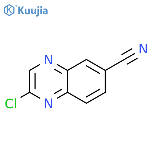 2-Chloroquinoxaline-6-carbonitrile structure