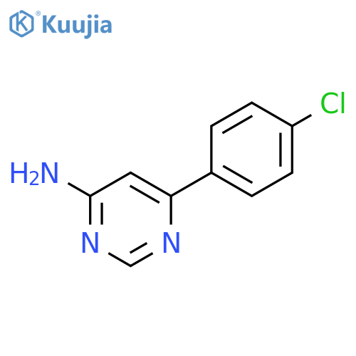 6-(4-chlorophenyl)pyrimidin-4-amine structure