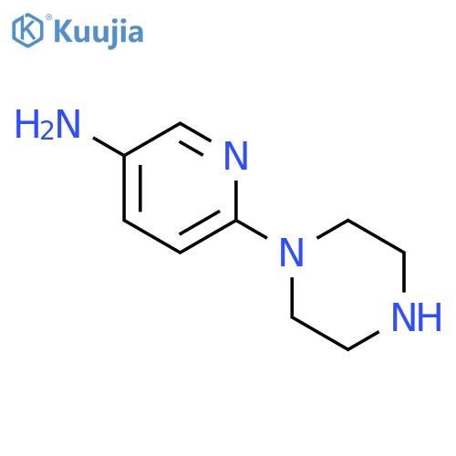 3-Pyridinamine,6-(1-piperazinyl)- structure