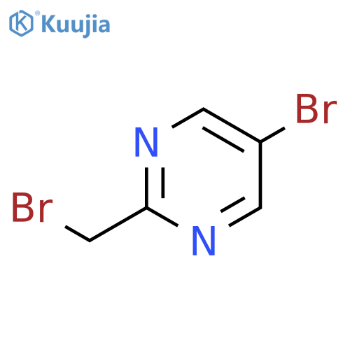 5-Bromo-2-(bromomethyl)pyrimidine structure