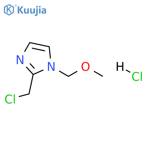 2-(chloromethyl)-1-(methoxymethyl)-1H-imidazole hydrochloride structure