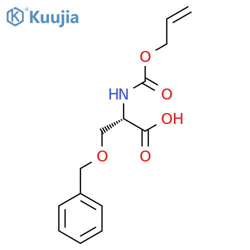 N-Alloc-Ser(Bzl)-OH structure