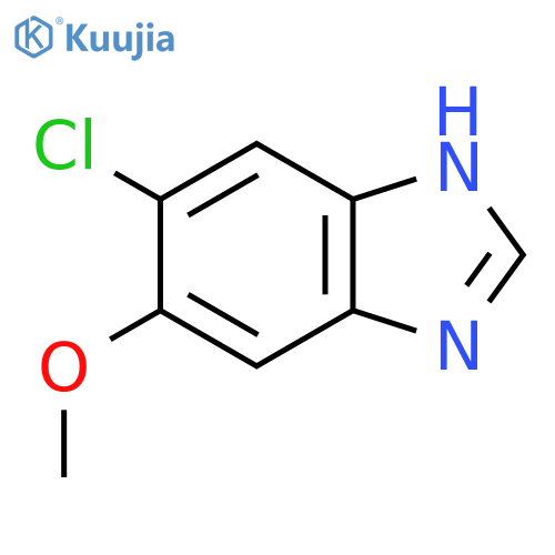 1H-Benzimidazole, 6-chloro-5-methoxy- structure